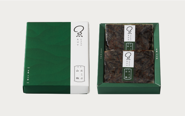 おこぶ山椒［紙箱］100g
